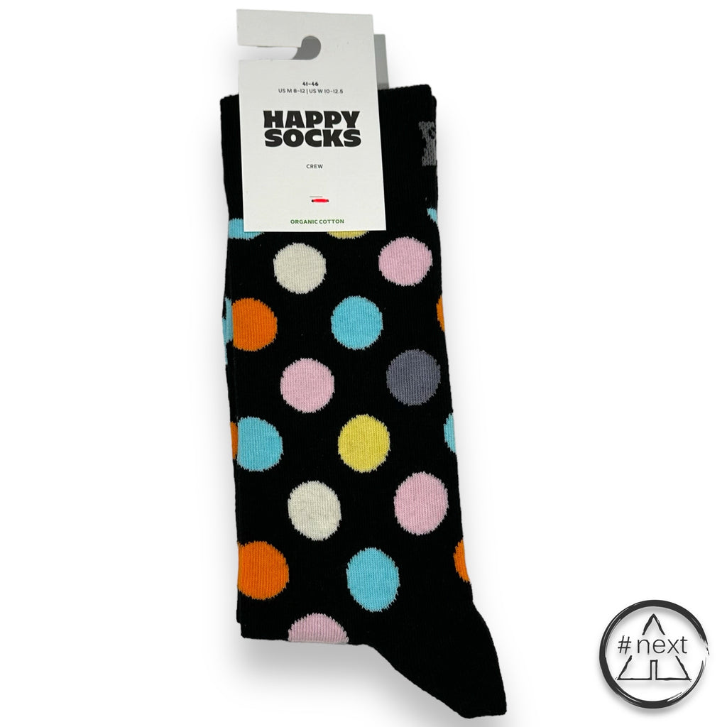 Happy Socks - Calza - Crew - Big Dot Sock - Blue. - ANDY #NEXT