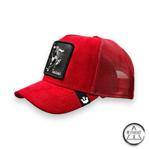 Goorin Bros - The Farm - Trucker Suède - Racing (red)