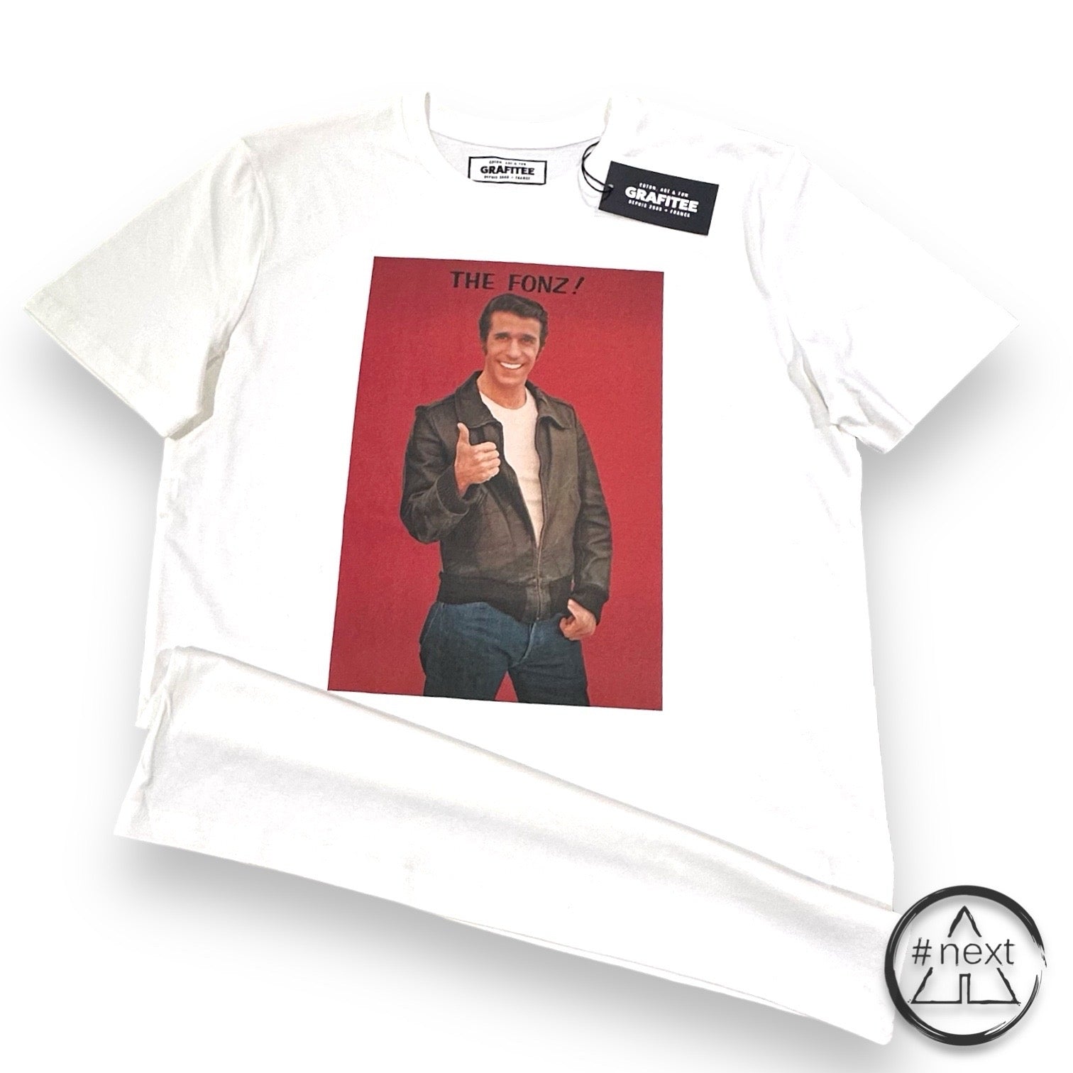 Grafitee - T-Shirt in 100% cotone biologico - Fonzie - Crema.