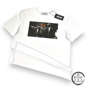 Grafitee - T-Shirt in 100% cotone biologico - Pulp Fiction - Bianco.