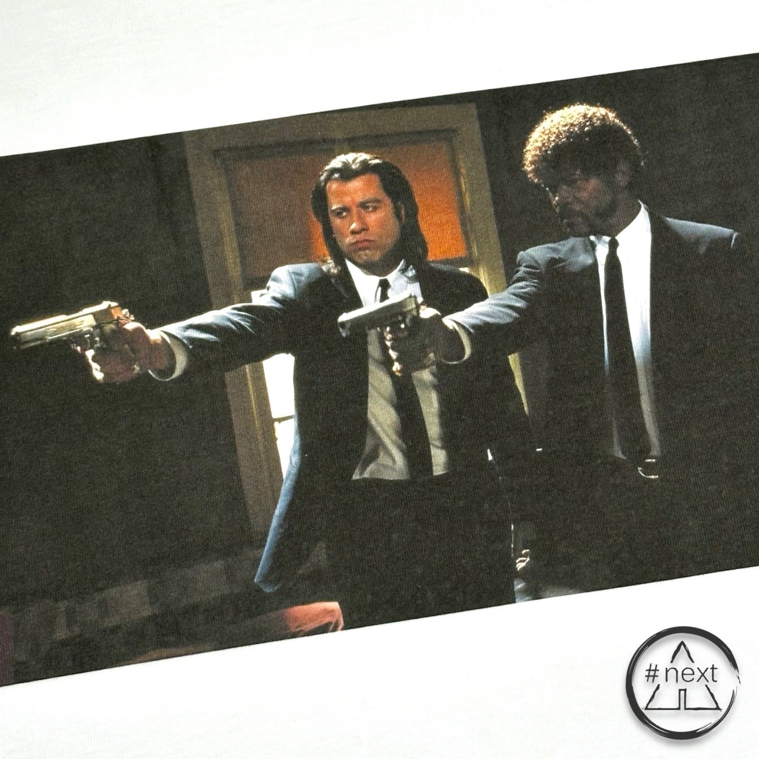 Grafitee - T-Shirt in 100% cotone biologico - Pulp Fiction - Bianco.