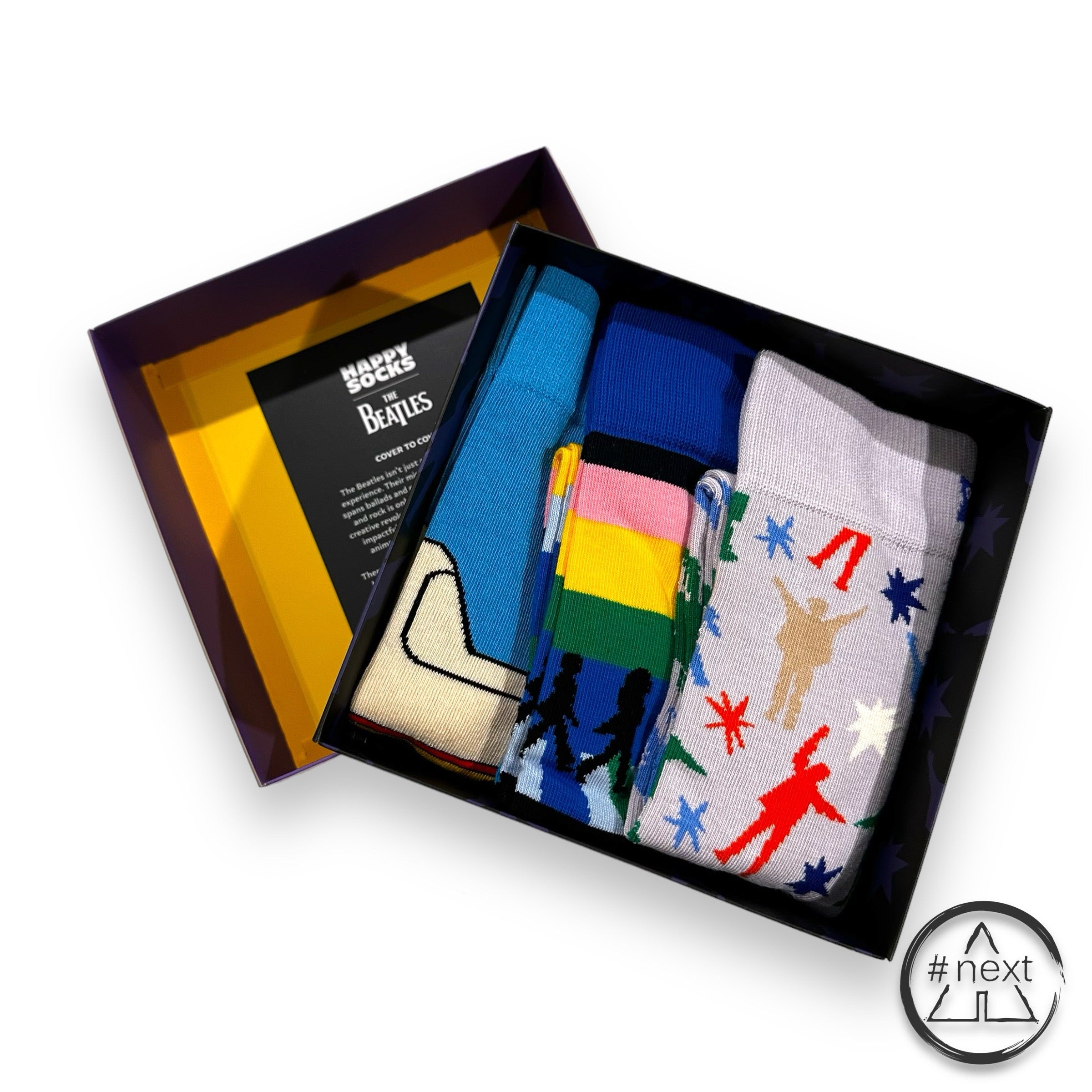 Happy Socks | The Beatles - Calzini - Beatles 3-Pack Socks Gift Set. (3 calze)