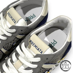 (#L) Premiata - sneakers ERIC var. 6604 - Grigio, blu. - ANDY #NEXT