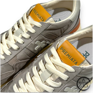 (#H) Premiata - sneakers LANDECK var. 6609 - Grigio, arancio. - ANDY #NEXT
