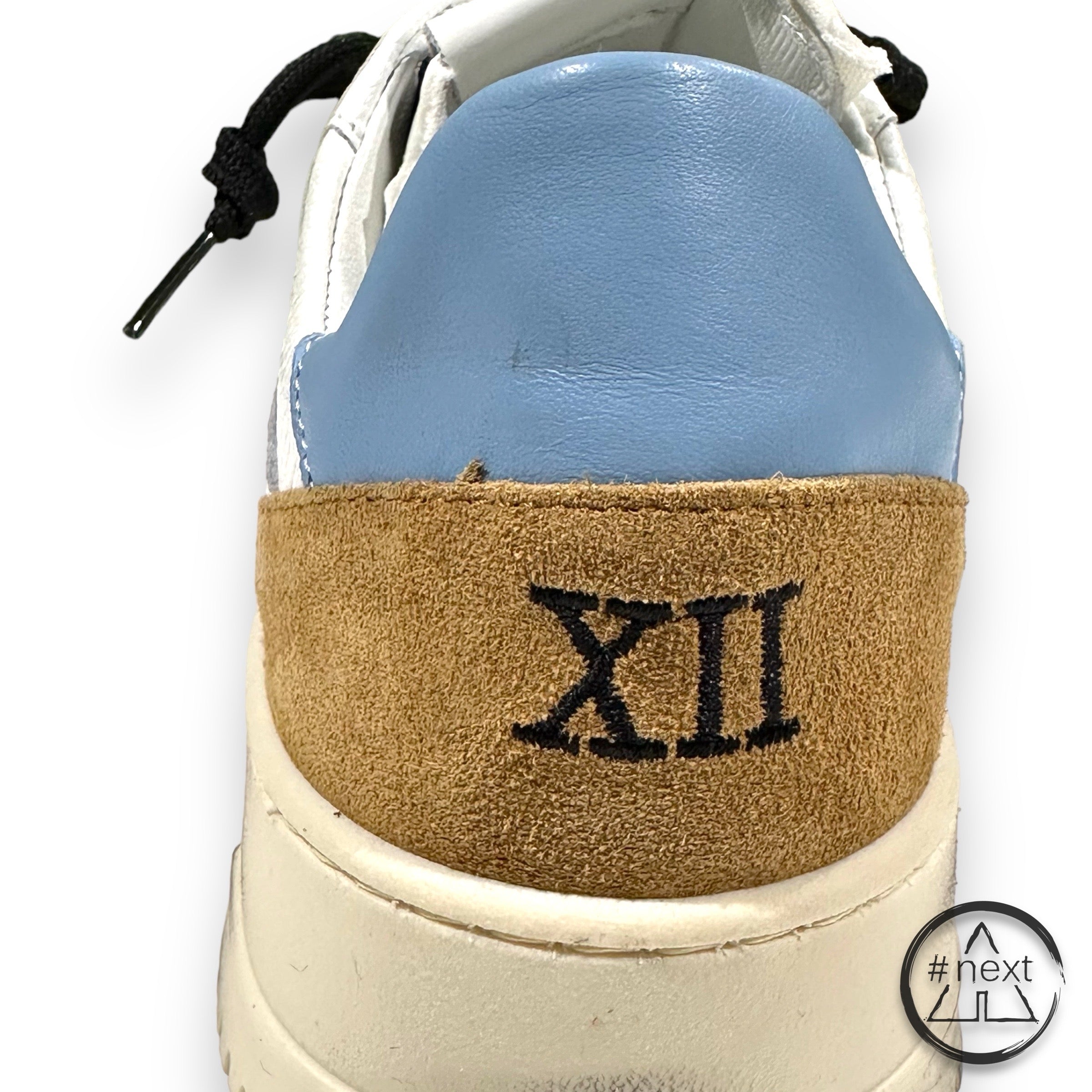 (#A) TWELVE - Sneakers URBAN - Bianco, taupe, azzurro. - ANDY #NEXT
