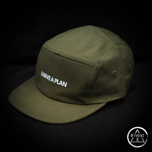 nngr2 - Cappello con visiera "flat" - I HAVE A PLAN - Army Green.