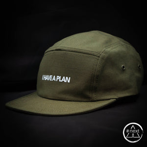 nngr2 - Cappello con visiera "flat" - I HAVE A PLAN - Army Green. - ANDY #NEXT