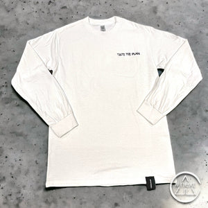 nngr2 - T-shirt in cotone 100% - I HAVE A PLAN - Follow Your Drink - Bianco