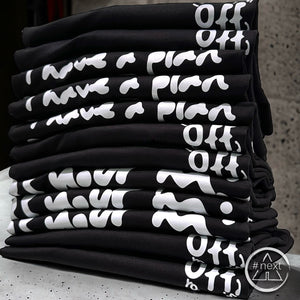 nngr2 - T-shirt in cotone Organico 100% - I HAVE A PLAN x "OFF nextevent" ed.8 - nero.